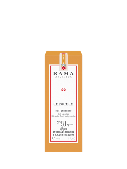 Kama Ayurveda Amsuman Daily Sun Shield SPF 50 PA++++, 30ml - view 2, Clear