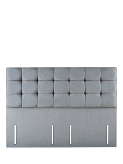 Hypnos OUTLET Grace Full Depth Headboard, Super King Size, Like New, Linoso Sky, Linoso Sky