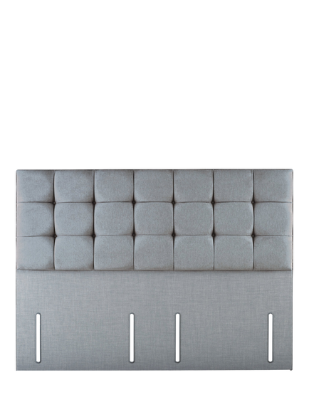 Hypnos OUTLET Grace Full Depth Headboard, Super King Size, Like New, Linoso Sky, Linoso Sky