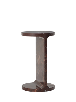 John Lewis OUTLET Libby Marble Side Table, Like New, Red, Red