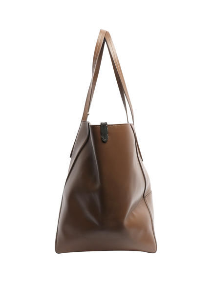Pre-loved Brunello Cucinelli BC Duo Tote Bag, Brown - view 2, Brown
