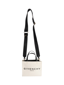Pre-loved Givenchy Canvas Mini G-Tote Bag, Neutral - view 2, Neutral