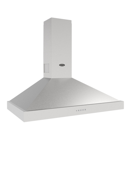 Belling OUTLET Cookcentre 100T Chimney Cooker Hood, Like New, Stainless Steel, Stainless Steel
