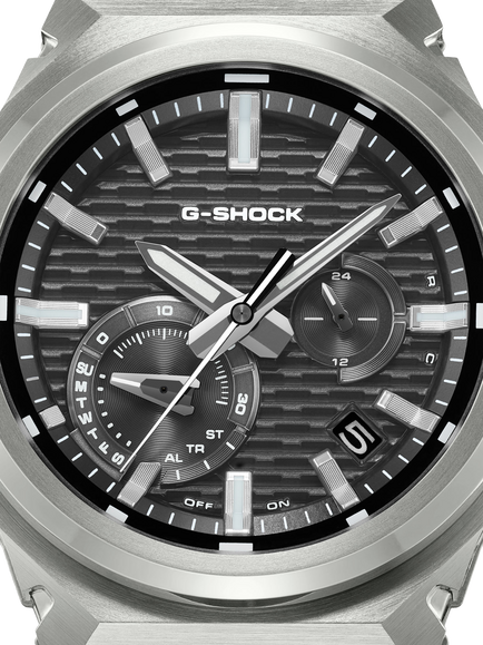 Casio GST-B1000-1AER Men's G-STEEL 44mm Round Solar Watch, Black - view 2, Black