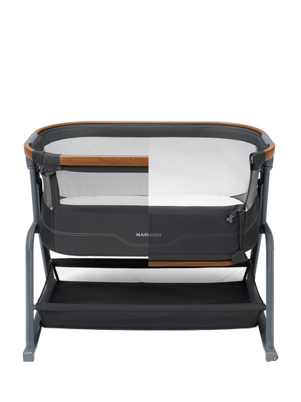 Maxi-Cosi Iora Plus Bedside Crib & Bedsheets, Grey - view 2, Grey