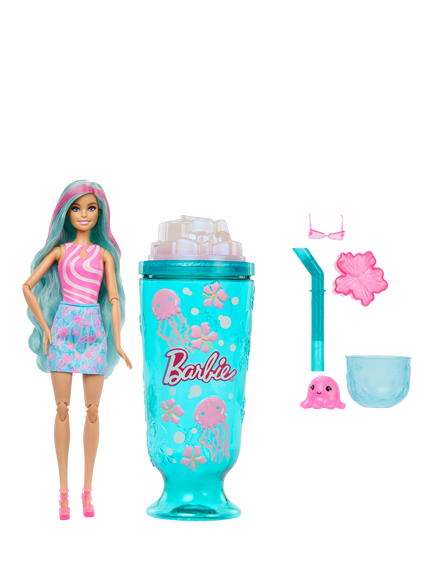Barbie Pop Sea Slushy Doll, Blue, Multi