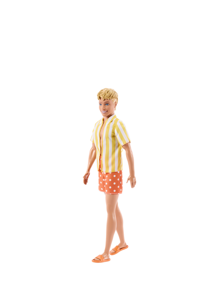 Barbie Fashionistas Ken Doll with Striped Shirt & Mullet - view 2, Multi