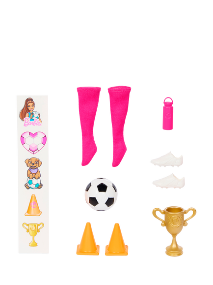 Barbie Roll and Reveal Football Player Doll - view 2, Multi