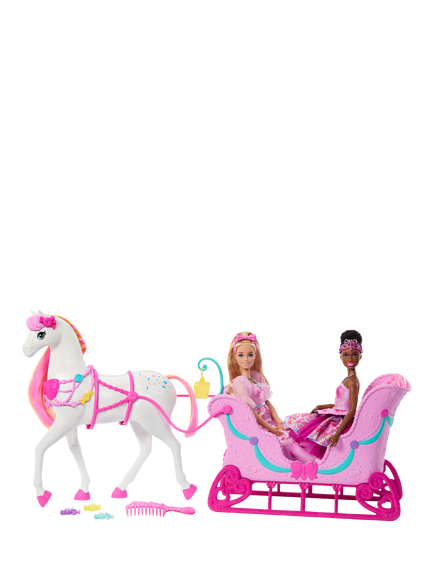 Barbie Nutcracker Horse Sled, Multi