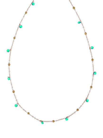 Nina B Tivoli Necklace, Blue/Green, Blue/Green