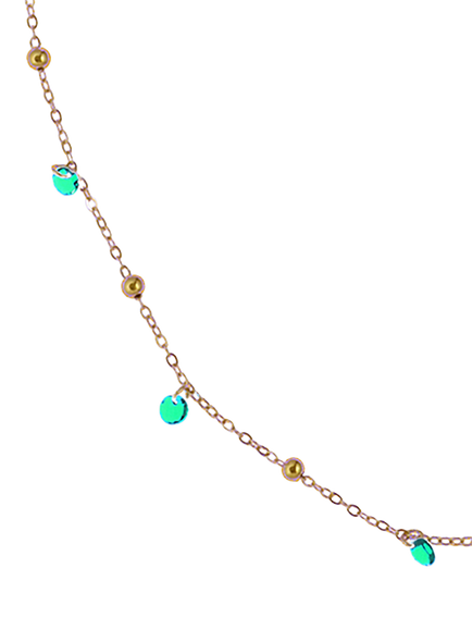 Nina B Tivoli Necklace, Blue/Green - view 2, Blue/Green