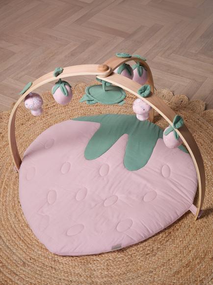 Tutti Bambini Tiny Tales Wood & Muslin Playgym - view 2, Tiny Tails