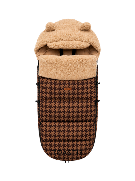 Toastie Cloud-Lined Baby Footmuff, Toffee, Toffee