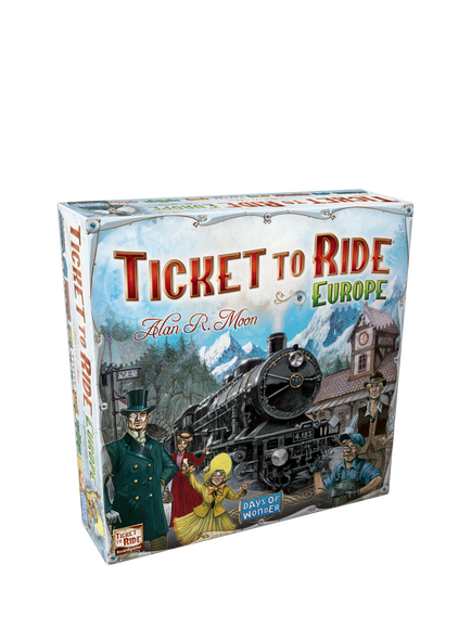Asmodee Ticket to Ride Europe Board Game - view 2, Blue Multi Blue