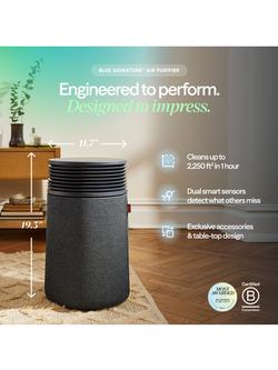 Blueair Signature Medium Air Purifier, Midnight Blue - view 2, Midnight Blue