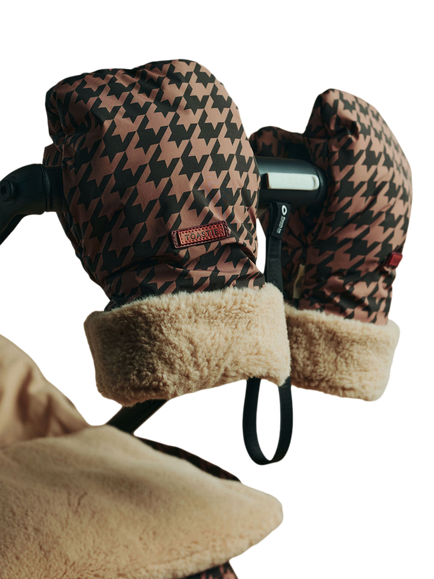 Toastie Stroller Mittens, Toffee - view 2, Toffee