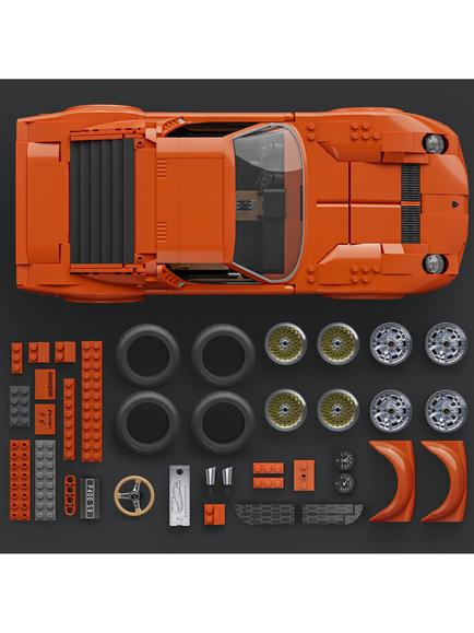 Mattel Brick Shop Hot Wheels Premium Series Lamborghini Miura P400 SV - view 2, Multi