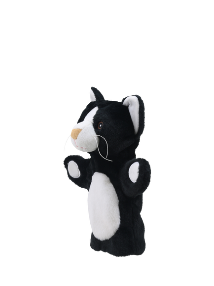 Puppet Company Black & White Cat Hand Puppet - view 2, Black & White