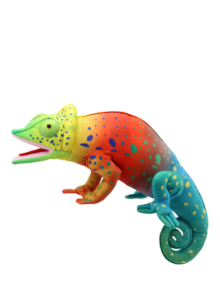 Puppet Company Rainbow Chameleon Hand Puppet - view 2, Multi