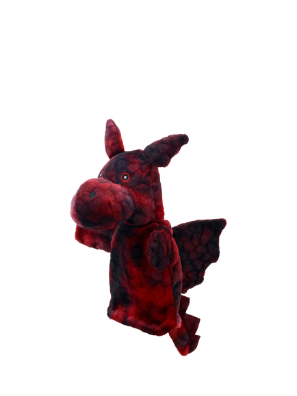 Puppet Company Dragon Eco Hand Puppet, Red - view 2, Red