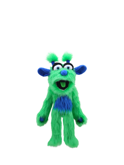 Puppet Company Green Monster Hand Puppet, Green
