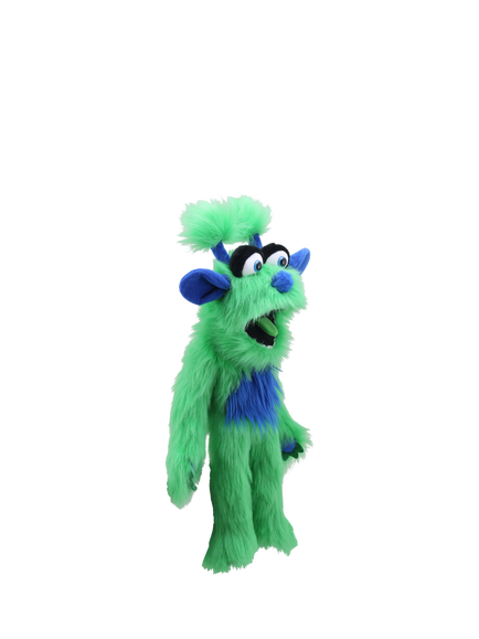 Puppet Company Green Monster Hand Puppet - view 2, Green