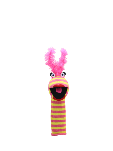 Puppet Company Lipstick Eco Sockette Hand Puppet, Multi