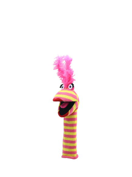 Puppet Company Lipstick Eco Sockette Hand Puppet - view 2, Multi