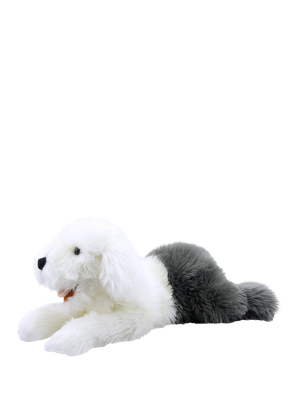 Puppet Company Old English Sheepdog Full Body Puppet, White, White