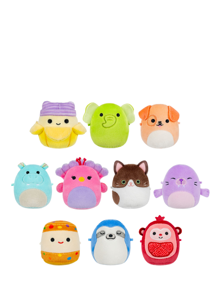Micromallows Plush Soft Toys, Pack of 10, Multi