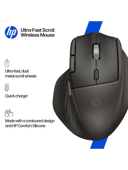 HP 780M Fast Scroll Wireless Mouse, Black - view 2, Black