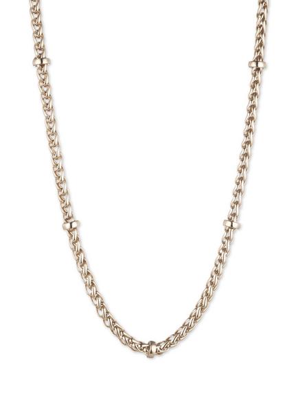 Lauren Ralph Lauren Braided Chain Necklace, Gold, Gold