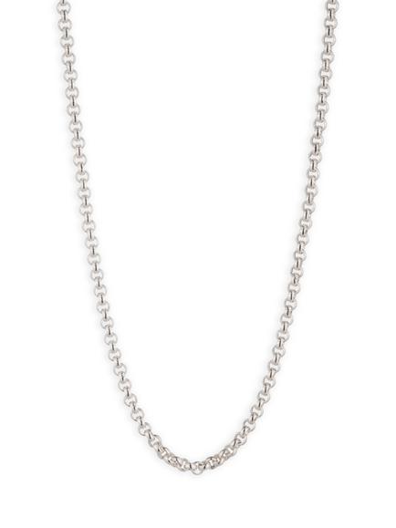 Lauren Ralph Lauren Beckett Chain Link Necklace, Silver, Silver