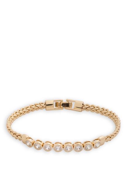 Lauren Ralph Lauren Emellie Crystal Bracelet, Gold/ Clear, Gold/ Clear