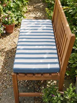 rucomfy Striped Bench Cushion - view 2, Seafoam Blue