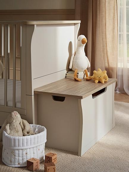 CuddleCo Clara Storage Chest - view 2, Natural