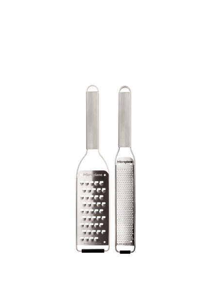 Microplane Professional Extra Coarse Grater & Zester Set, 2 Piece, Stainless Steel