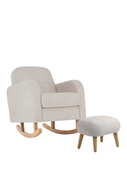 CuddleCo Etta Nursing Chair & Footstool, Brown