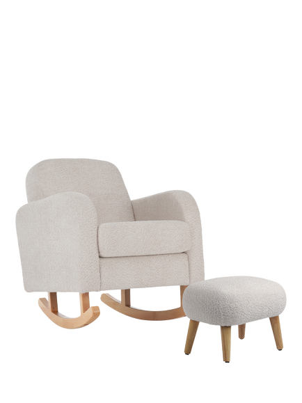CuddleCo Etta Nursing Chair & Footstool, Brown