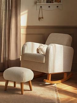 CuddleCo Etta Nursing Chair & Footstool - view 2, Brown