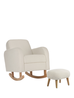 CuddleCo Etta Nursing Chair & Footstool, White