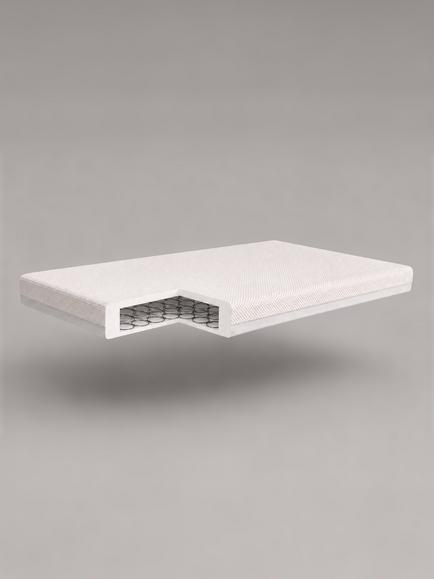 CuddleCo Harmony Cotbed Mattress - view 2, White