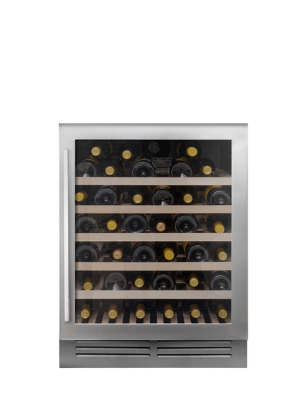 Caple WI6142 Integrated Wine Cooler, Stainless Steel, Stainless Steel