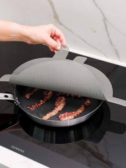 NoStik Silicone Splatter Guard, 32cm - view 2, Grey