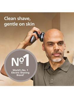 Philips Pro 7000 Series Head Shaver, Metallic Black - view 2, Metallic Black