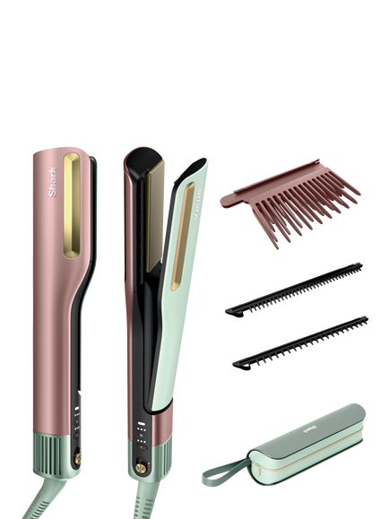 Shark SilkiPro HT401UKPK1 Straight Hair Styler, Strawberry Matcha, Strawberry Matcha