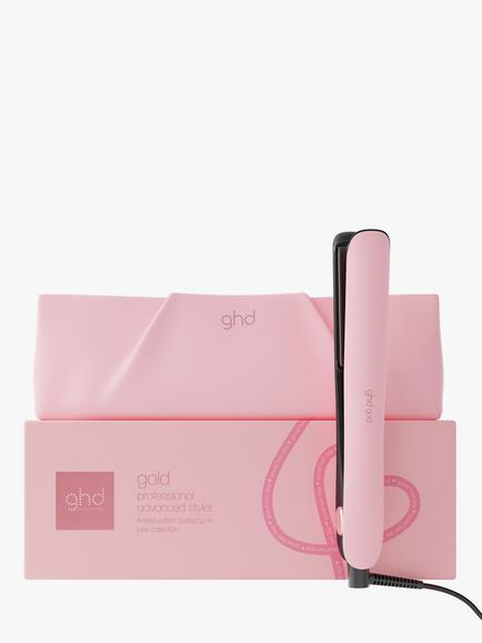 ghd Gold Hair Straightener, Pink, Pink