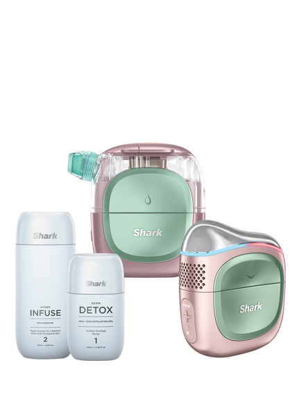 Shark FacialPro Glow Glow-Boosting At-Home Facial System, Strawberry Matcha, Strawberry Matcha