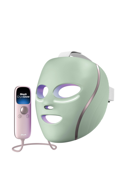Shark CryoGlow FW312UK Under-Eye Cooling & LED Anti-Ageing & Blemish Repair Mask, Strawberry Matcha, Strawberry Matcha
