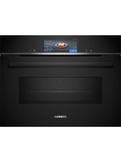 Siemens OUTLET iQ700 CS736G1B1 Built-in Compact Oven, Like New, Black, Black